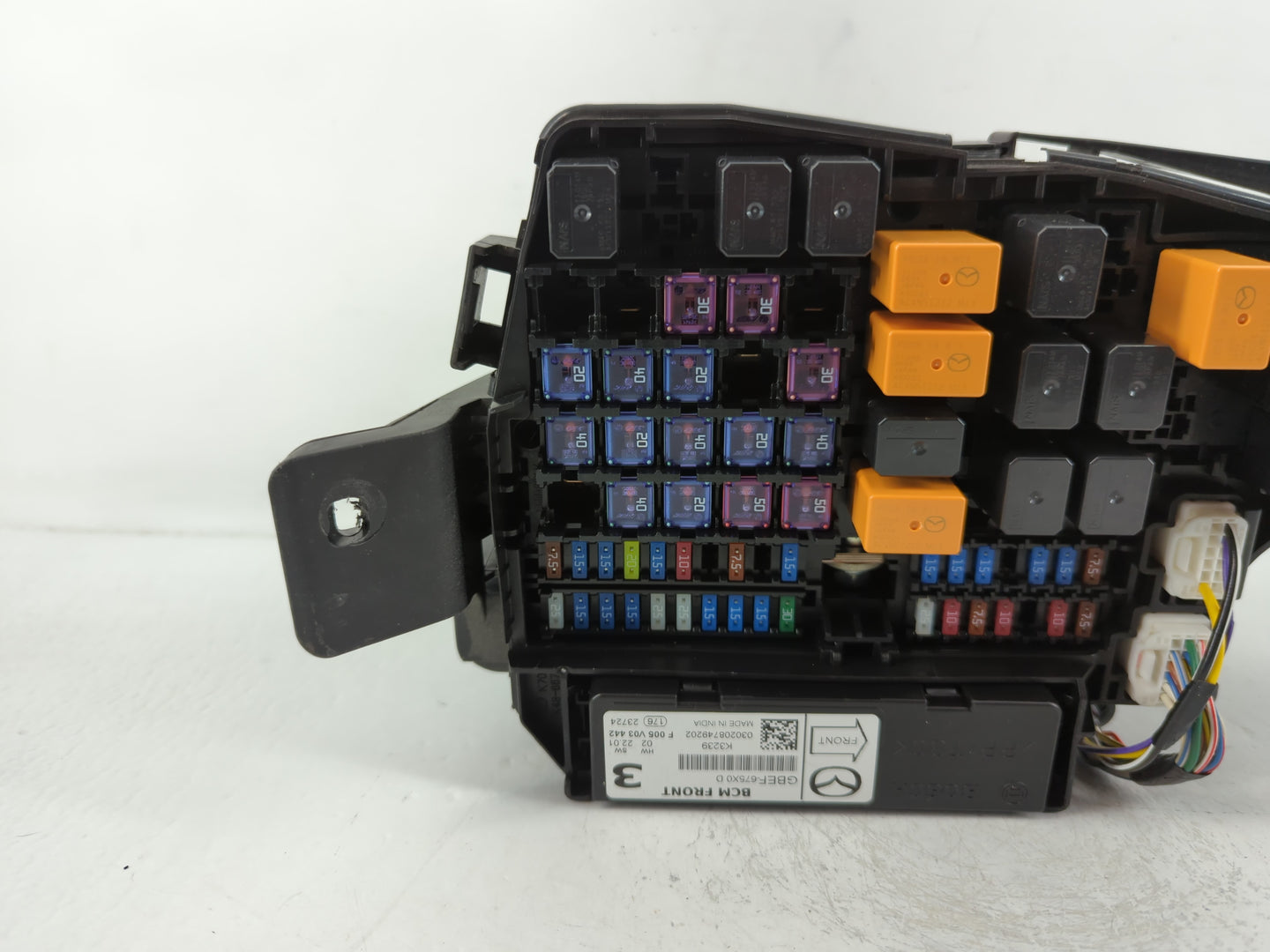 2016-2022 Mazda Cx-9 Fusebox Fuse Box Panel Relay Module P/N:TK48-6676Y K7005 Fits Fits 2016 2017 2018 2019 2020 2021 2022 O