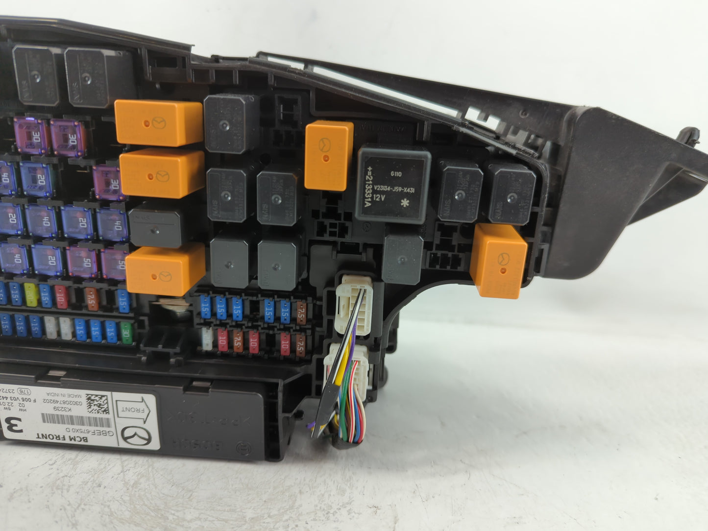 2016-2022 Mazda Cx-9 Fusebox Fuse Box Panel Relay Module P/N:TK48-6676Y K7005 Fits Fits 2016 2017 2018 2019 2020 2021 2022 O