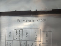2016-2022 Mazda Cx-9 Fusebox Fuse Box Panel Relay Module P/N:TK48-6676Y K7005 Fits Fits 2016 2017 2018 2019 2020 2021 2022 O