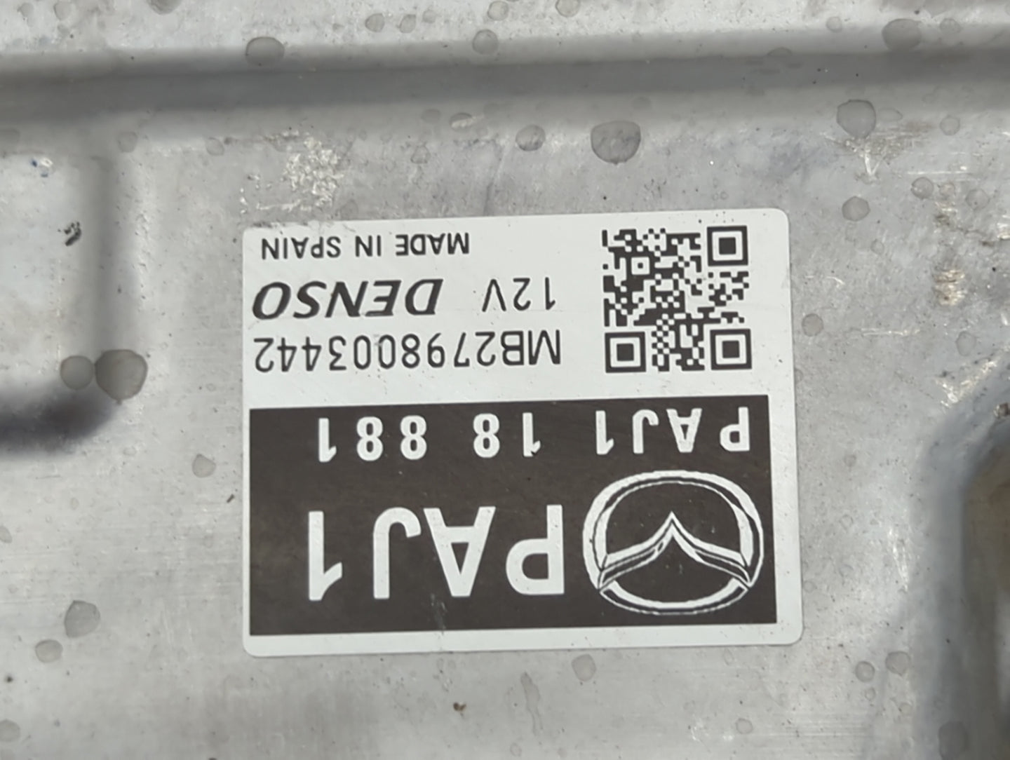 2022 Mazda Mazda3 PCM Engine Control Computer ECU ECM PCU OEM P/N:PAJ1 18 881, MB279800344Z, PXHC 18 8K2B Fits OEM Used Auto