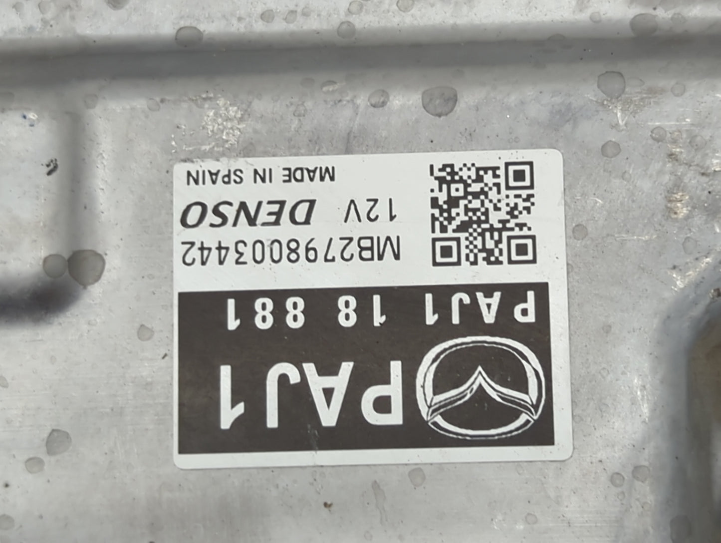 2022 Mazda Mazda3 PCM Engine Control Computer ECU ECM PCU OEM P/N:PAJ1 18 881, MB279800344Z, PXHC 18 8K2B Fits OEM Used Auto