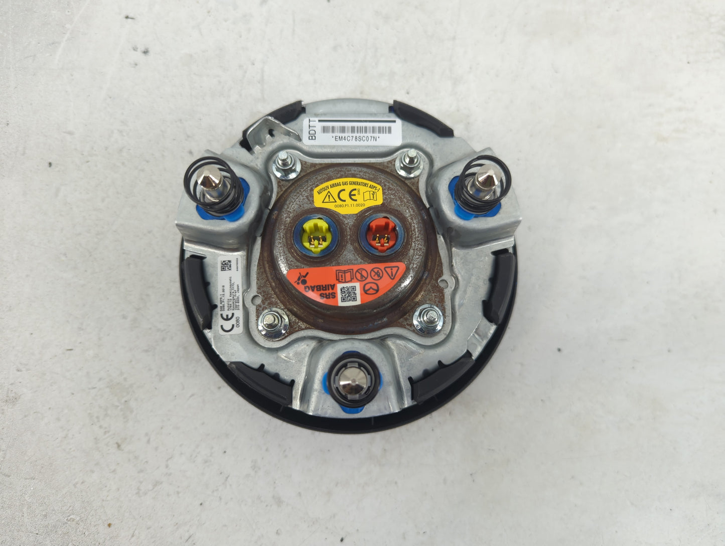 2022 Mazda Mazda3 Air Bag Driver Left Steering Wheel Mounted P/N:EM4C78SC07N 648478002A Fits Fits 2019 2020 2021 OEM Used Au
