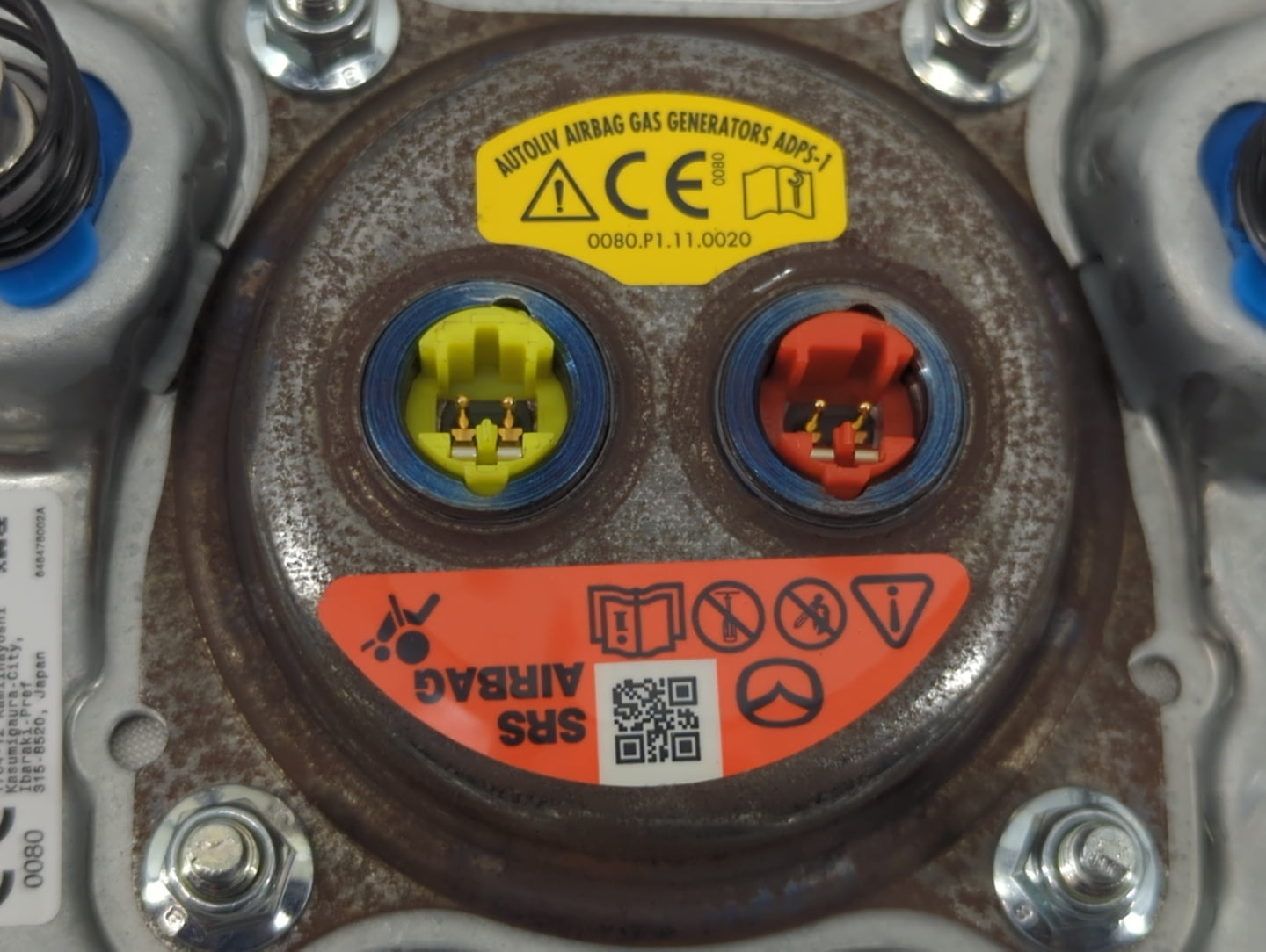 2022 Mazda Mazda3 Air Bag Driver Left Steering Wheel Mounted P/N:EM4C78SC07N 648478002A Fits Fits 2019 2020 2021 OEM Used Au