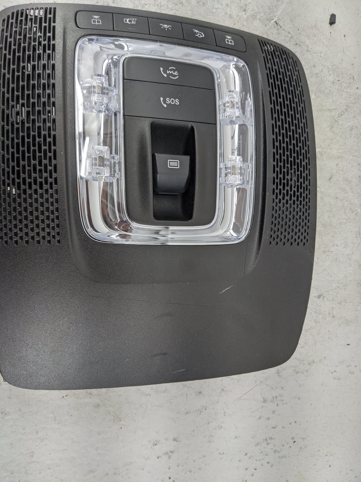 Mercedes-benz A-class Overhead Console W/rear Climate Control Black - Oemusedautoparts1.com