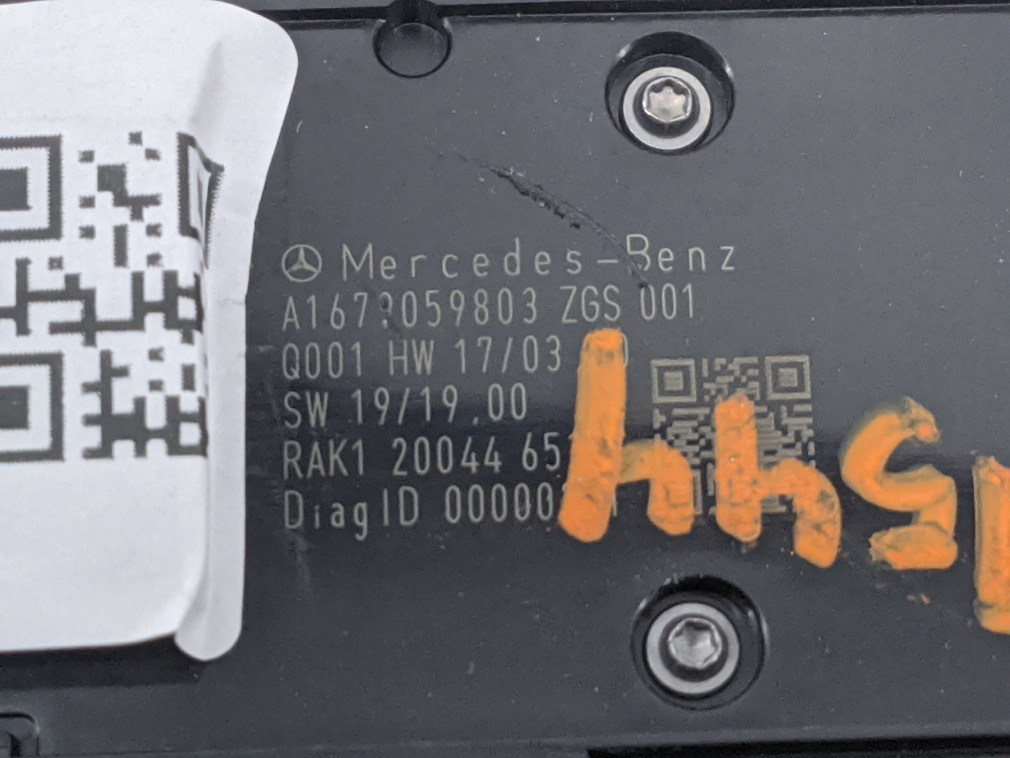 2022 Mercedes-Benz Gla250 Master Power Window Switch Replacement Driver Side Left P/N:A1673059803 Fits Fits 2020 2021 OEM Us
