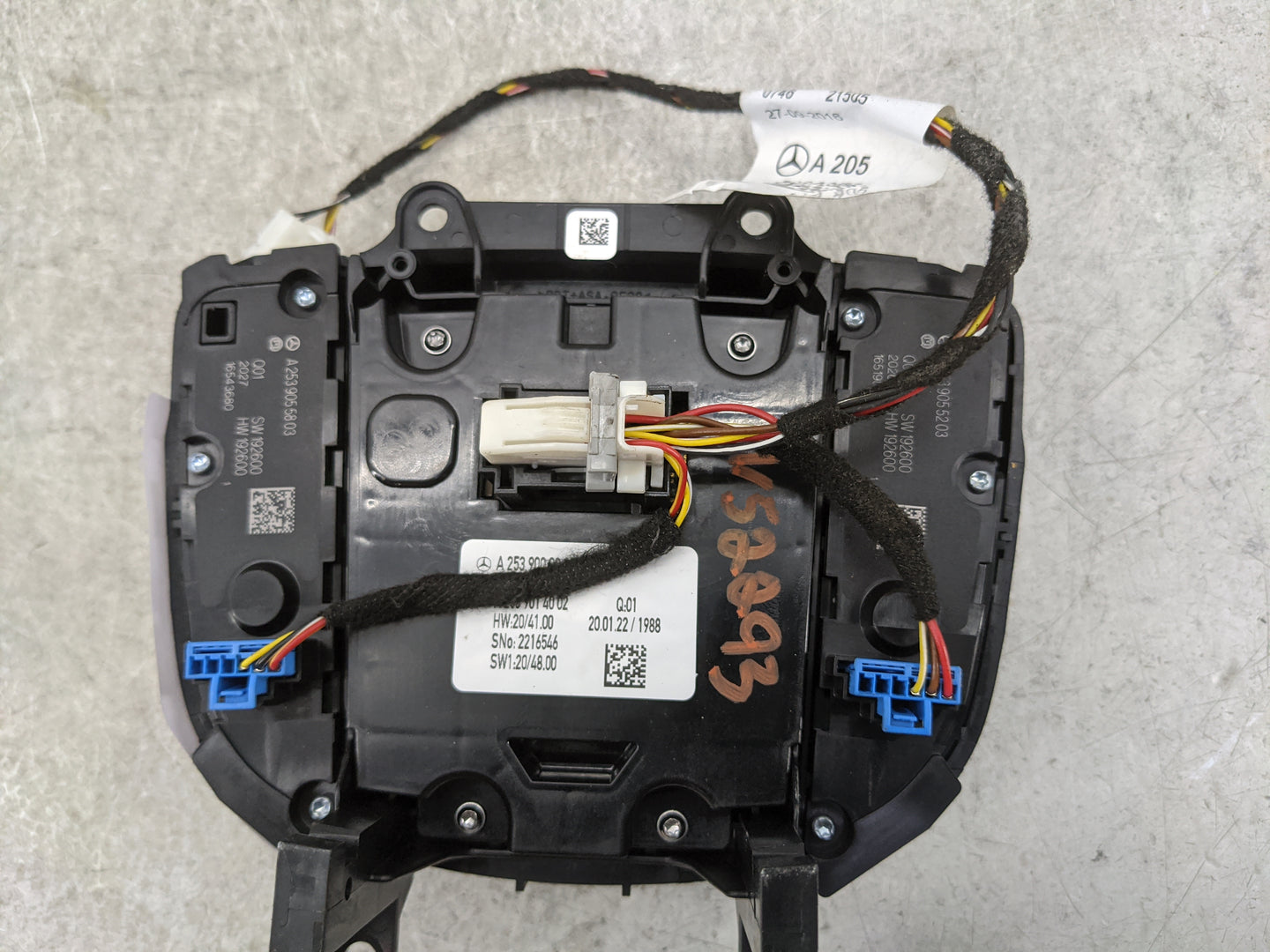 2020-2022 Mercedes-Benz Glc300 Radio AM FM Cd Player Receiver Replacement P/N:A2539000008 A2539014002 Fits Fits 2020 2021 20