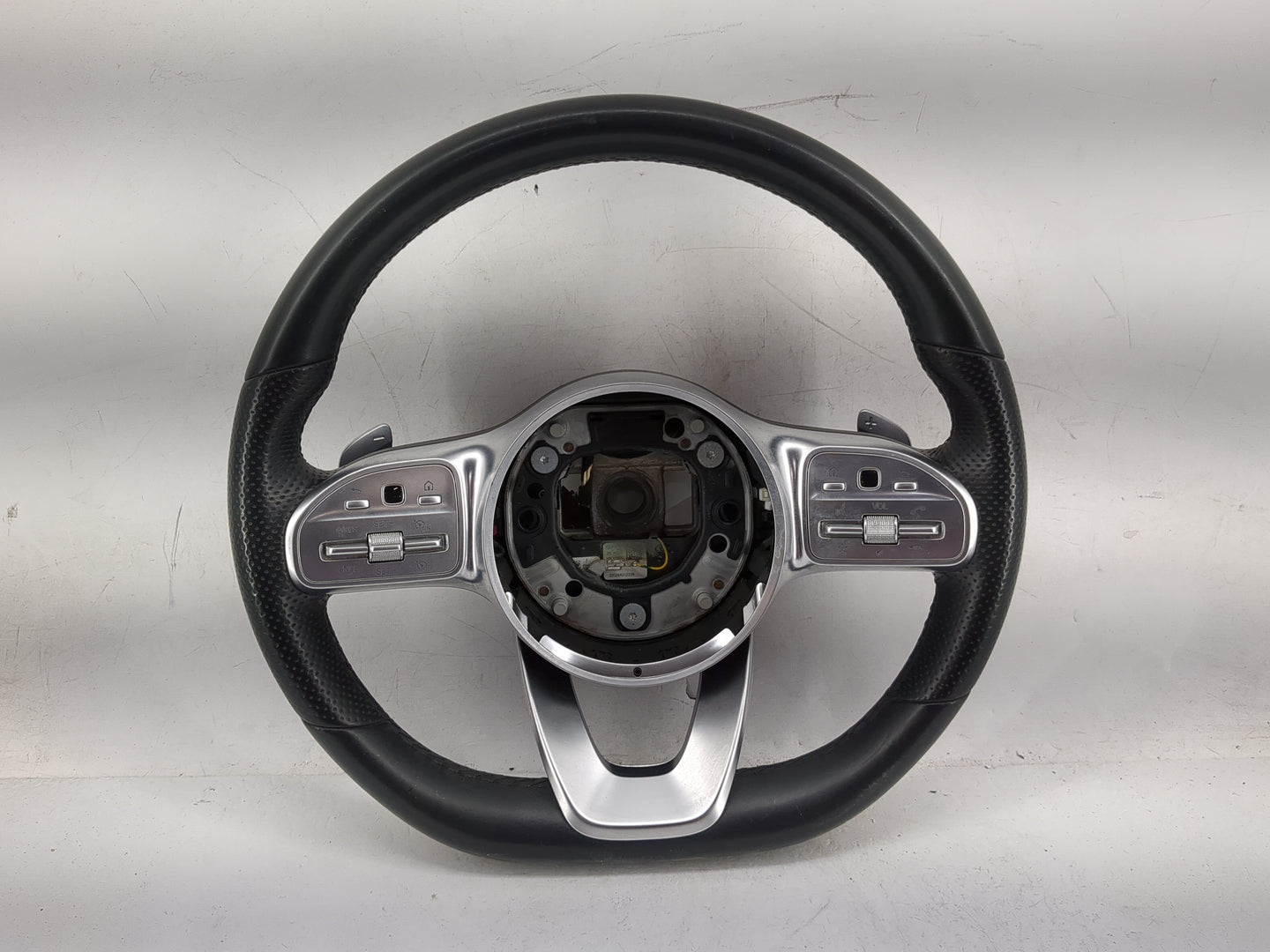 2022 Mercedes-benz Glc300 Steering Wheel Oem Black - Oemusedautoparts1.com