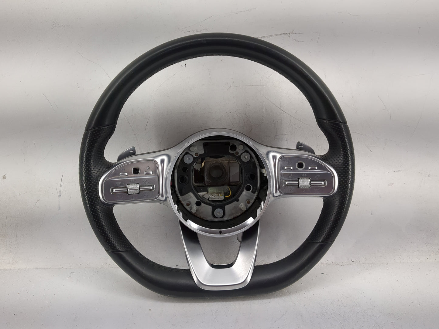 2022 Mercedes-benz Glc300 Steering Wheel Oem Black - Oemusedautoparts1.com