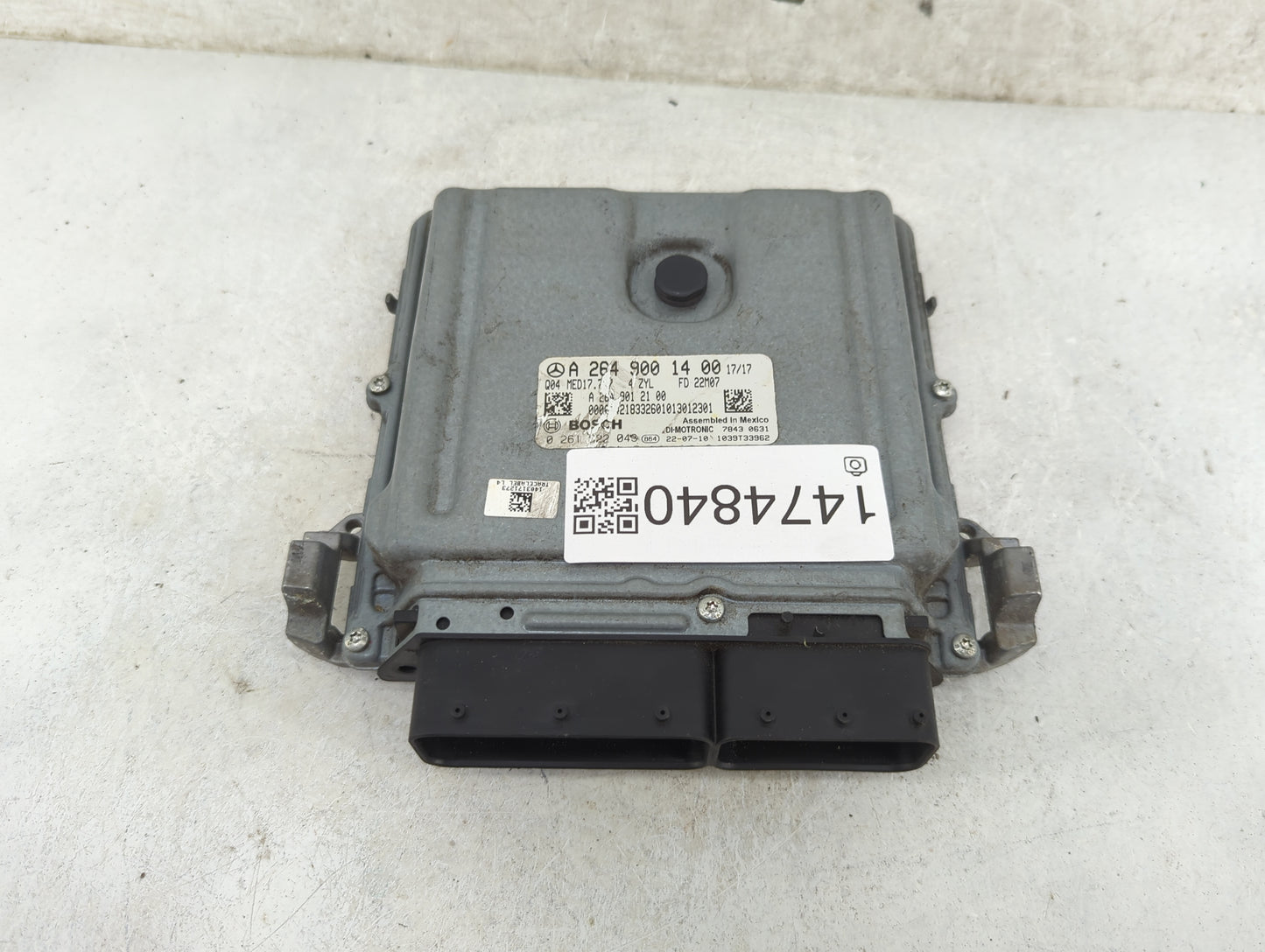 2022 Mercedes-Benz Gle-Class PCM Engine Control Computer ECU ECM PCU OEM P/N:A2649001400 A2649012100 Fits Fits 2020 2021 OEM