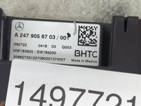 2020-2022 Mercedes-Benz Gle450 Climate Control Module Temperature AC/Heater Replacement P/N:A2479056703 A 247 905 67 03 Fits
