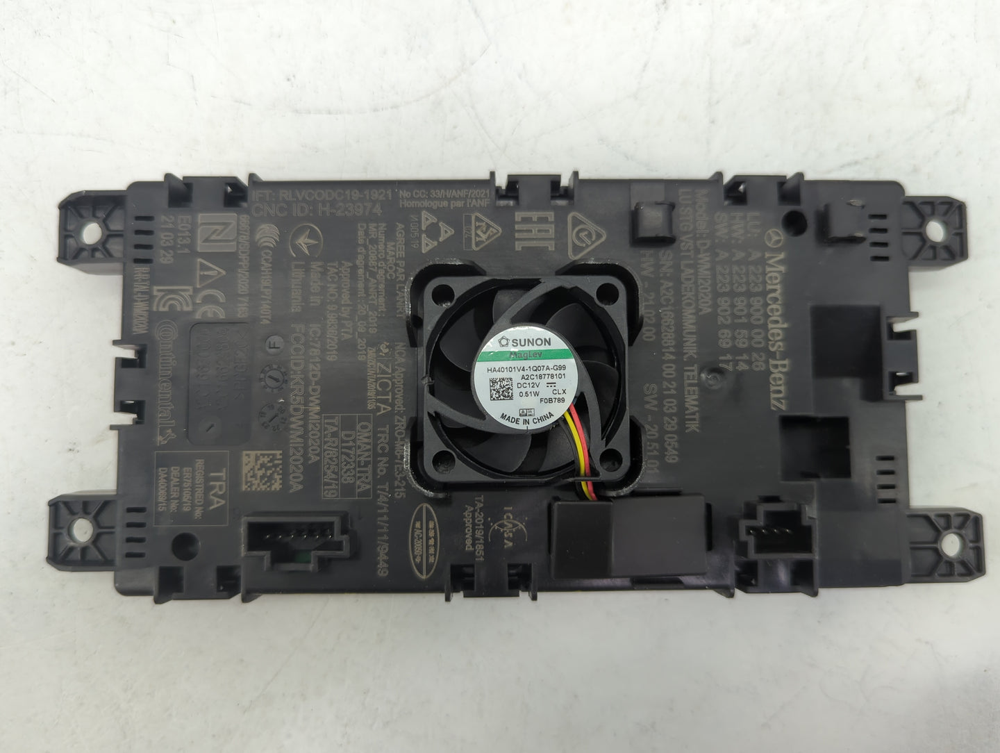 2022 Mercedes-Benz Sclass Radio AM FM Cd Player Receiver Replacement P/N:A2C18778101 A2239000026, A2238015914, A2238026017 F