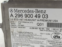 2022 Mercedes-Benz Sclass Radio AM FM Cd Player Receiver Replacement P/N:A2969004903 A206901300602, 2AOUZNTG7PRELFT2 Fits OE