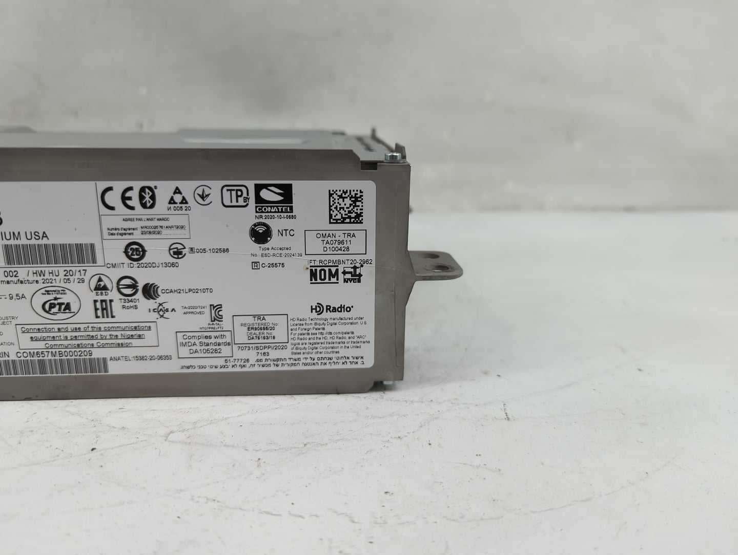 2022 Mercedes-Benz Sl-Class Radio AM FM Cd Player Receiver Replacement P/N:A2969004903 A206901300602, NTG7PREMIUMLFT2 Fits O