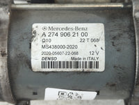 2022 Mercedes-Benz Sprinter 2500 Car Starter Motor Solenoid OEM P/N:A 274 906 21 00 Fits Fits 2015 2016 2017 2018 2019 2020 