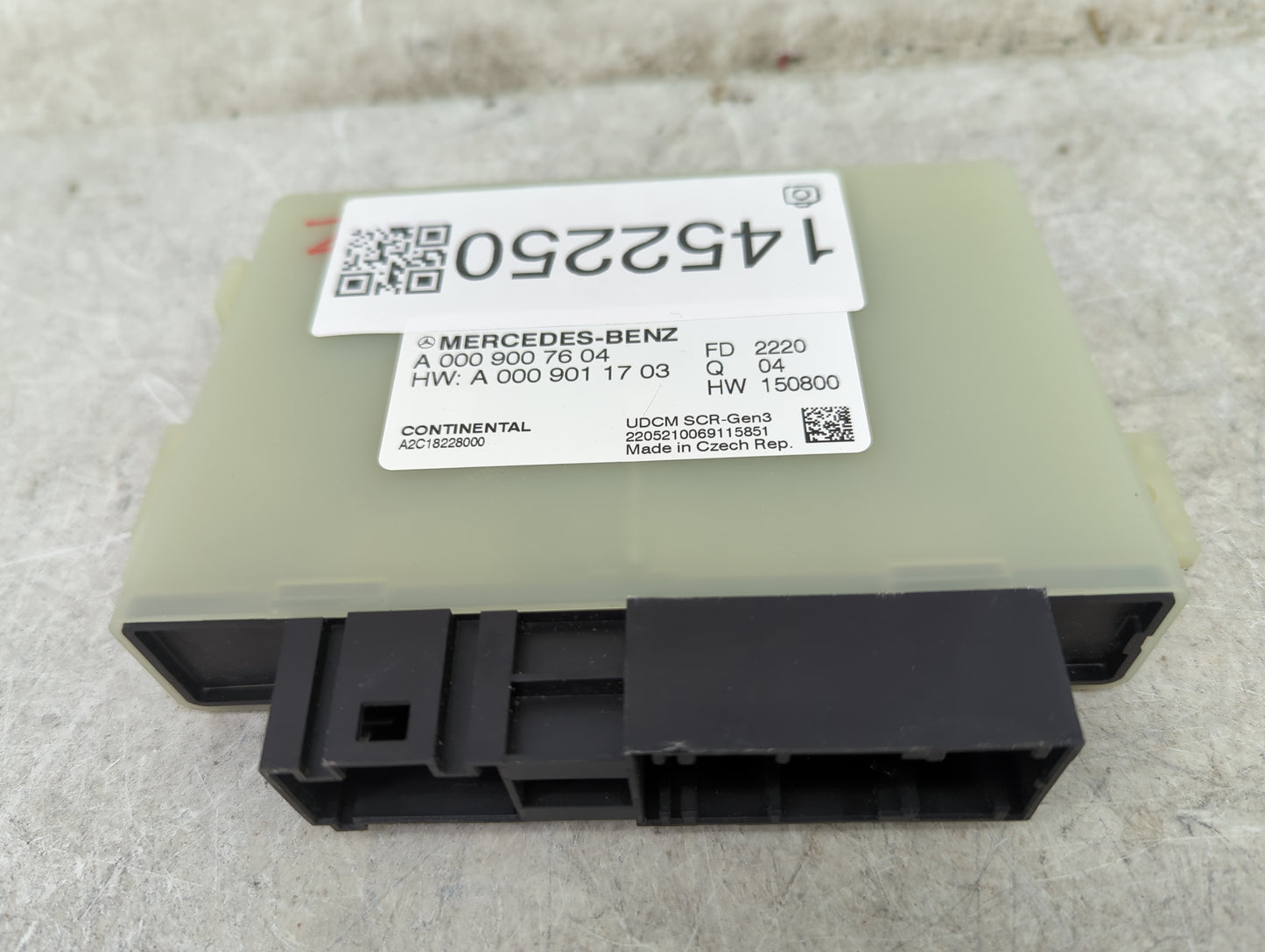 2022 Mercedes-Benz Sprinter 3500 PCM Engine Control Computer ECU ECM PCU OEM P/N:A0009007604 A0009011703, A2C18228000 Fits O