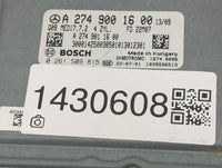 2022 Mercedes Mb2500 PCM Engine Control Computer ECU ECM PCU OEM P/N:A 274 900 16 00 A 274 901 16 00 Fits OEM Used Auto Part
