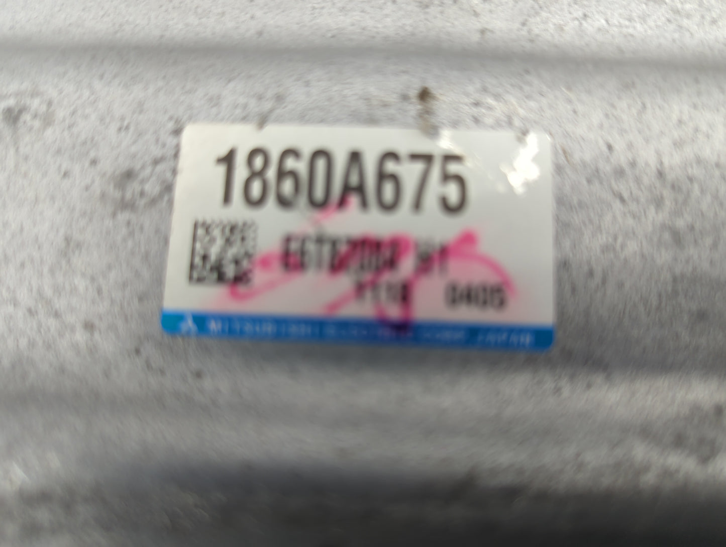 2022 Mitsubishi Eclipse Cross PCM Engine Control Computer ECU ECM PCU OEM P/N:1860A675 E6T87084 H1 Fits OEM Used Auto Parts 