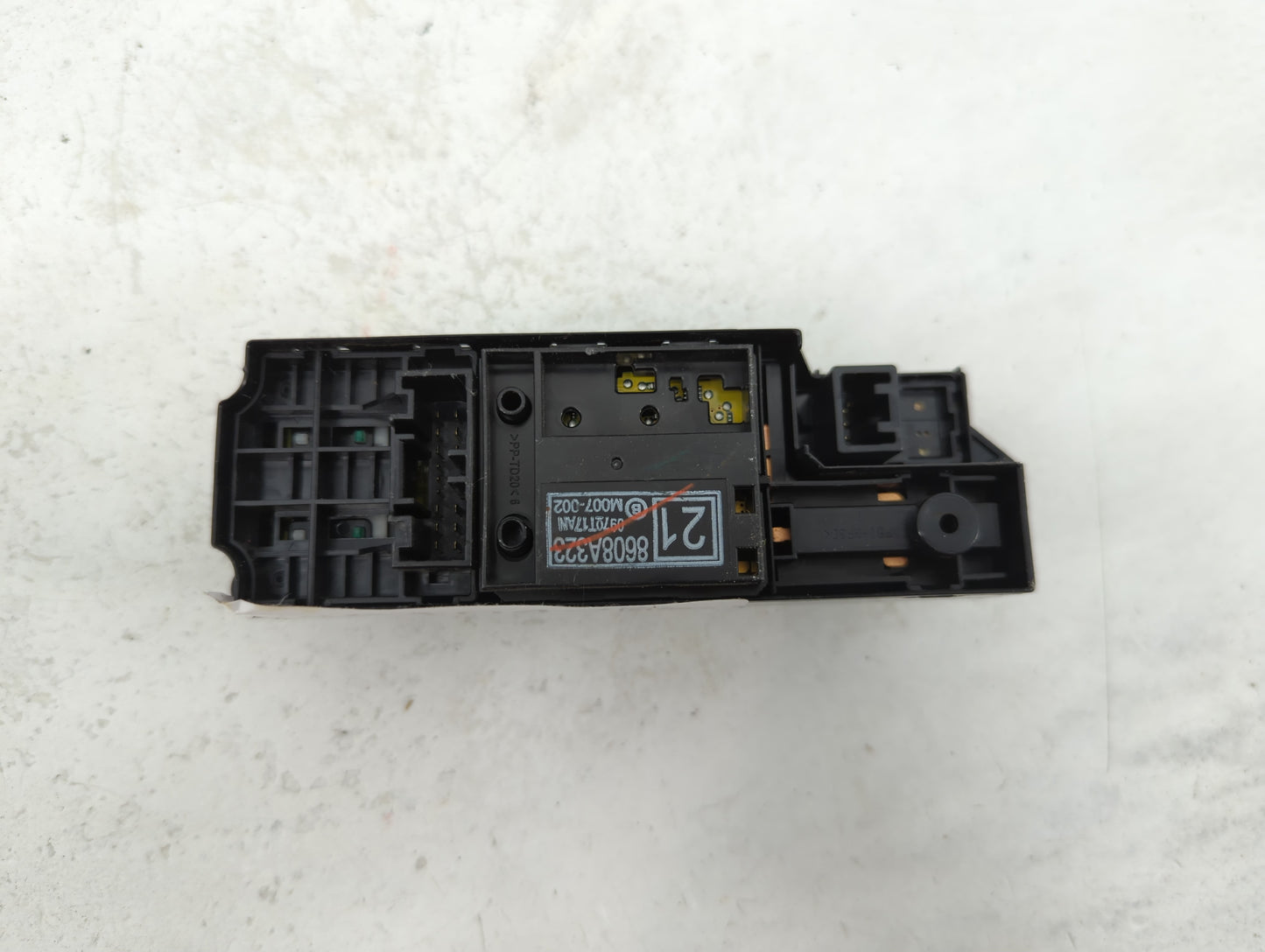 2018 Mitsubishi Eclipse Cross Master Power Window Switch Replacement Driver Side Left P/N:8608A323 0970T17AN, M007-002 Fits 