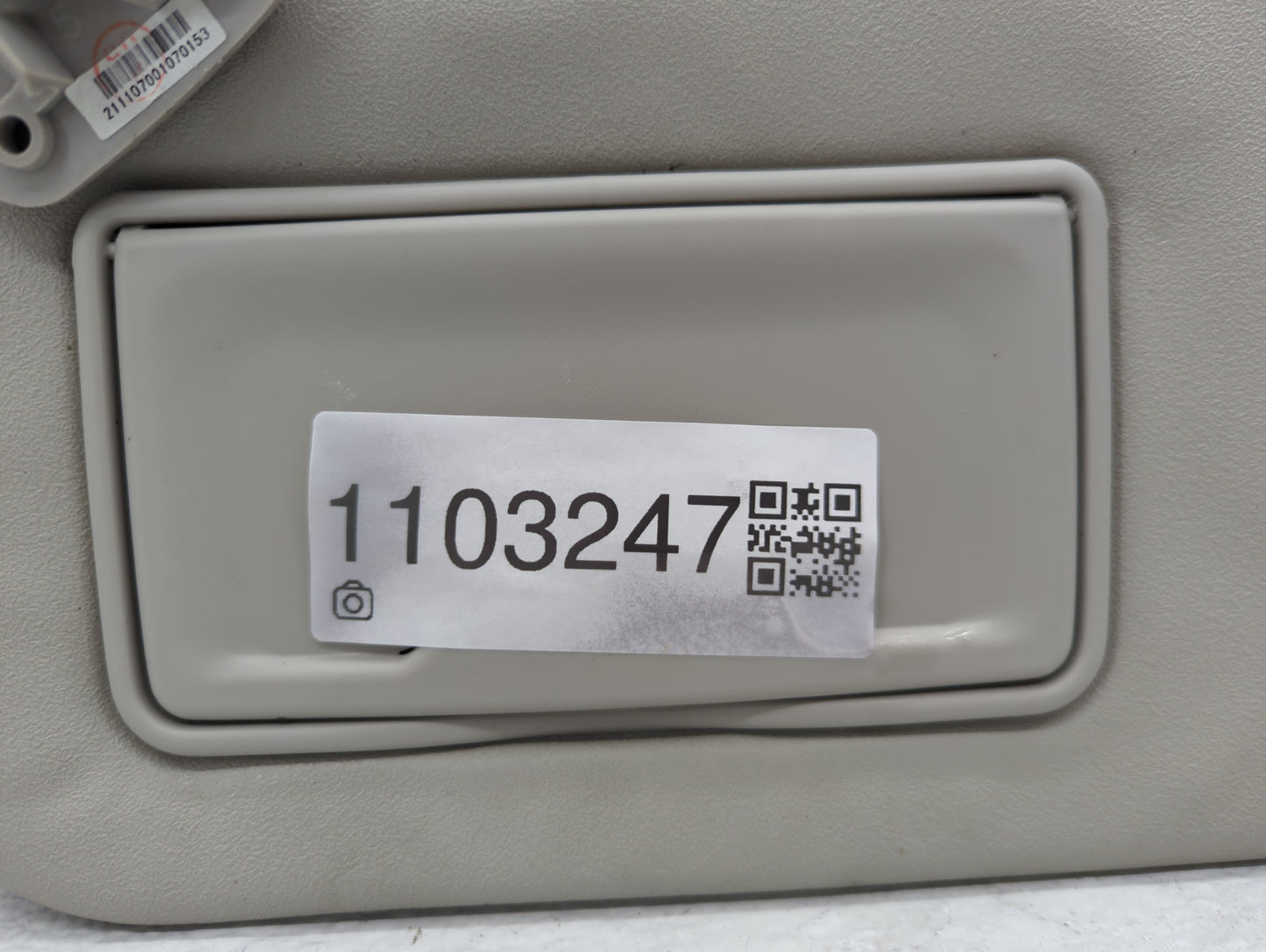 2022 Mitsubishi Mirage Sun Visor Shade Replacement Driver Left Mirror Fits OEM Used Auto Parts - Oemusedautoparts1.com