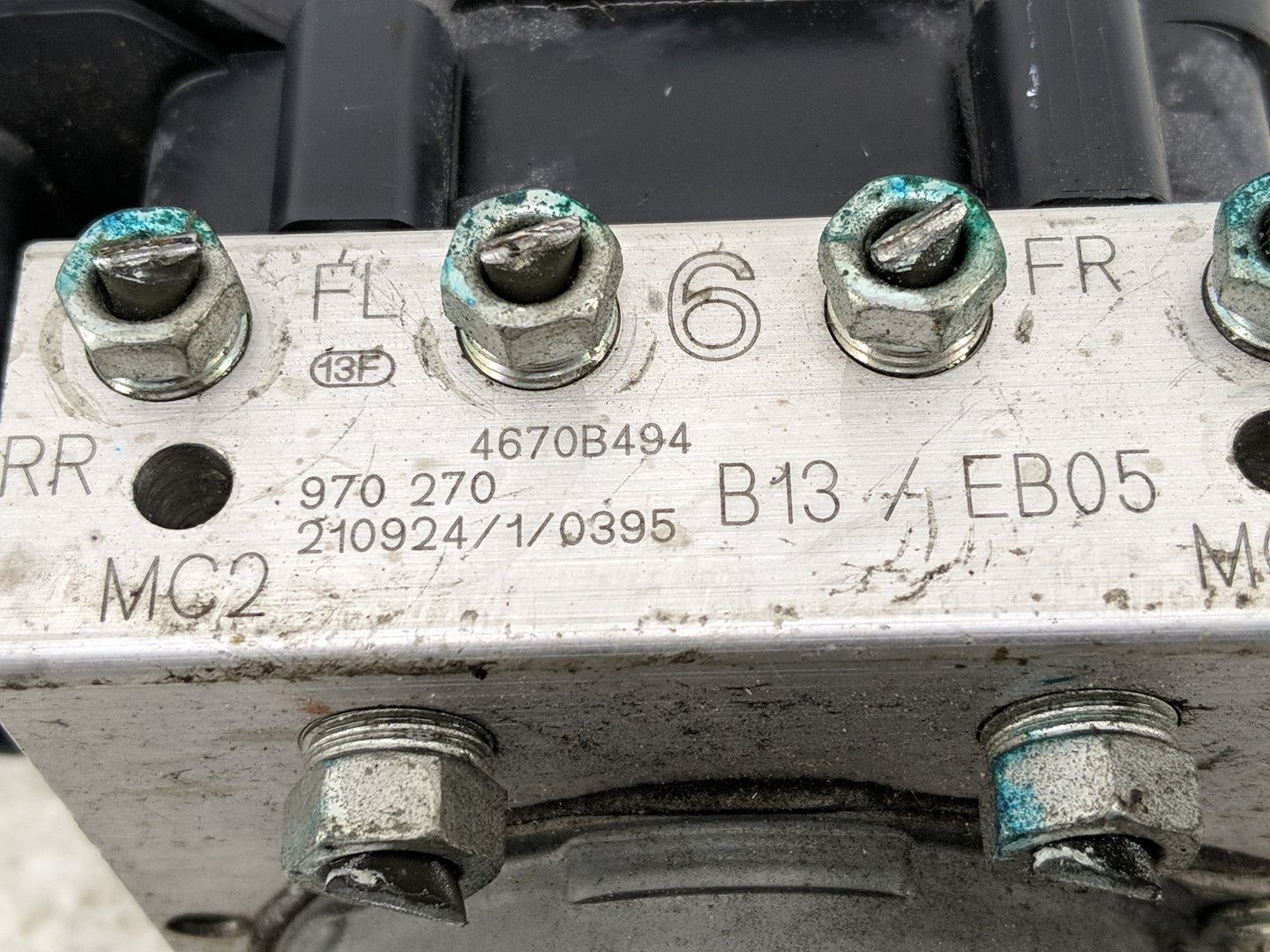 2022 Mitsubishi Mirage ABS Pump Control Module Replacement P/N:4670B494 Fits OEM Used Auto Parts - Oemusedautoparts1.com