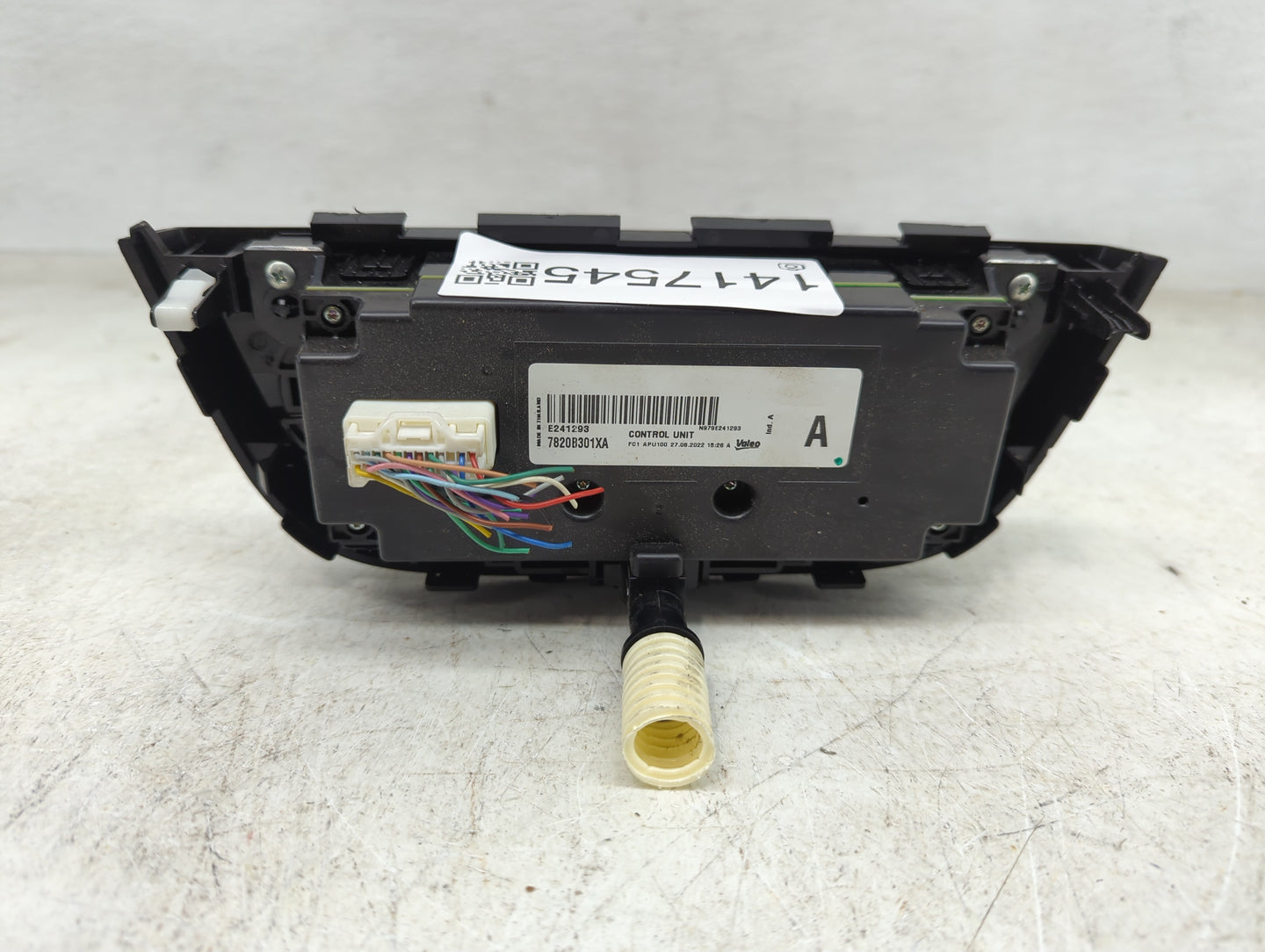 2022 Mitsubishi Mirage Climate Control Module Temperature AC/Heater Replacement P/N:7820B301XA Fits OEM Used Auto Parts - Oe