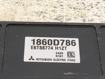 2022 Mitsubishi Mirage PCM Engine Control Computer ECU ECM PCU OEM P/N:1860D786 E6T88774 H1ZT OEM Used Auto Parts