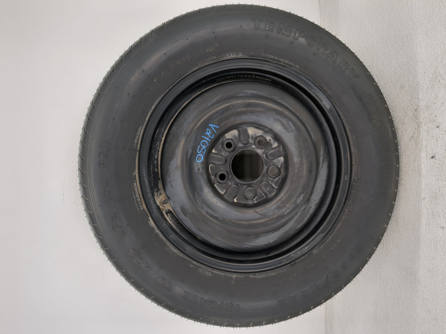 2022 Mitsubishi Outlander Spare Donut Tire Wheel Rim Oem - Oemusedautoparts1.com