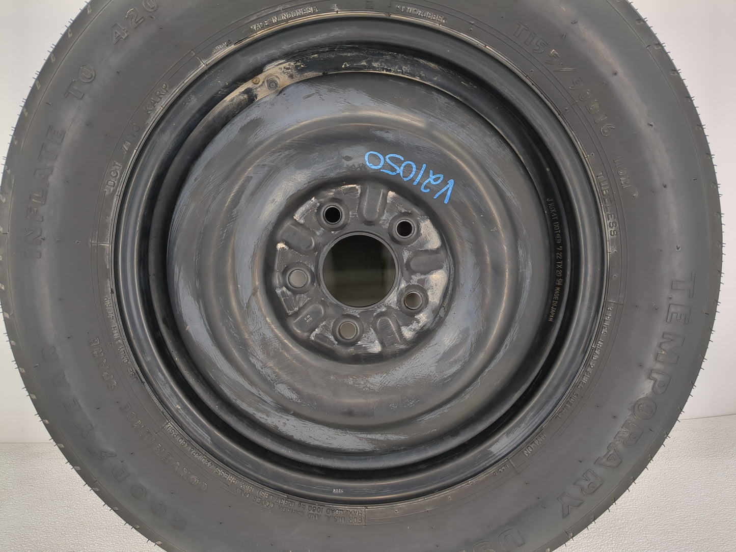 2022 Mitsubishi Outlander Spare Donut Tire Wheel Rim Oem - Oemusedautoparts1.com