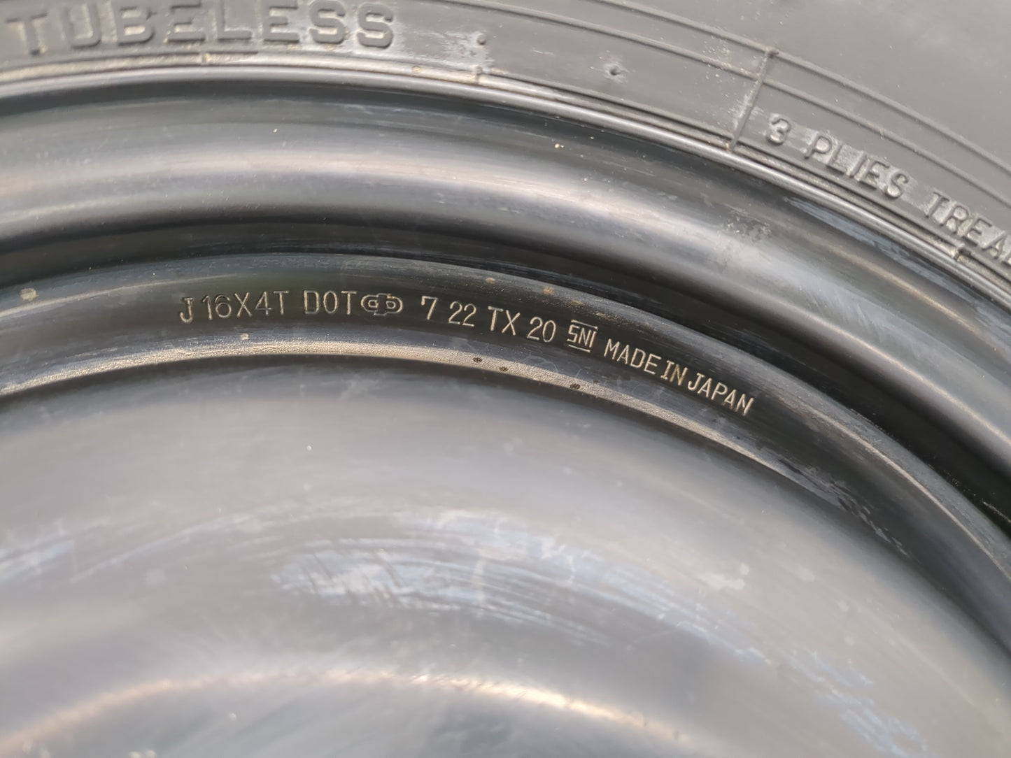 2022 Mitsubishi Outlander Spare Donut Tire Wheel Rim Oem - Oemusedautoparts1.com