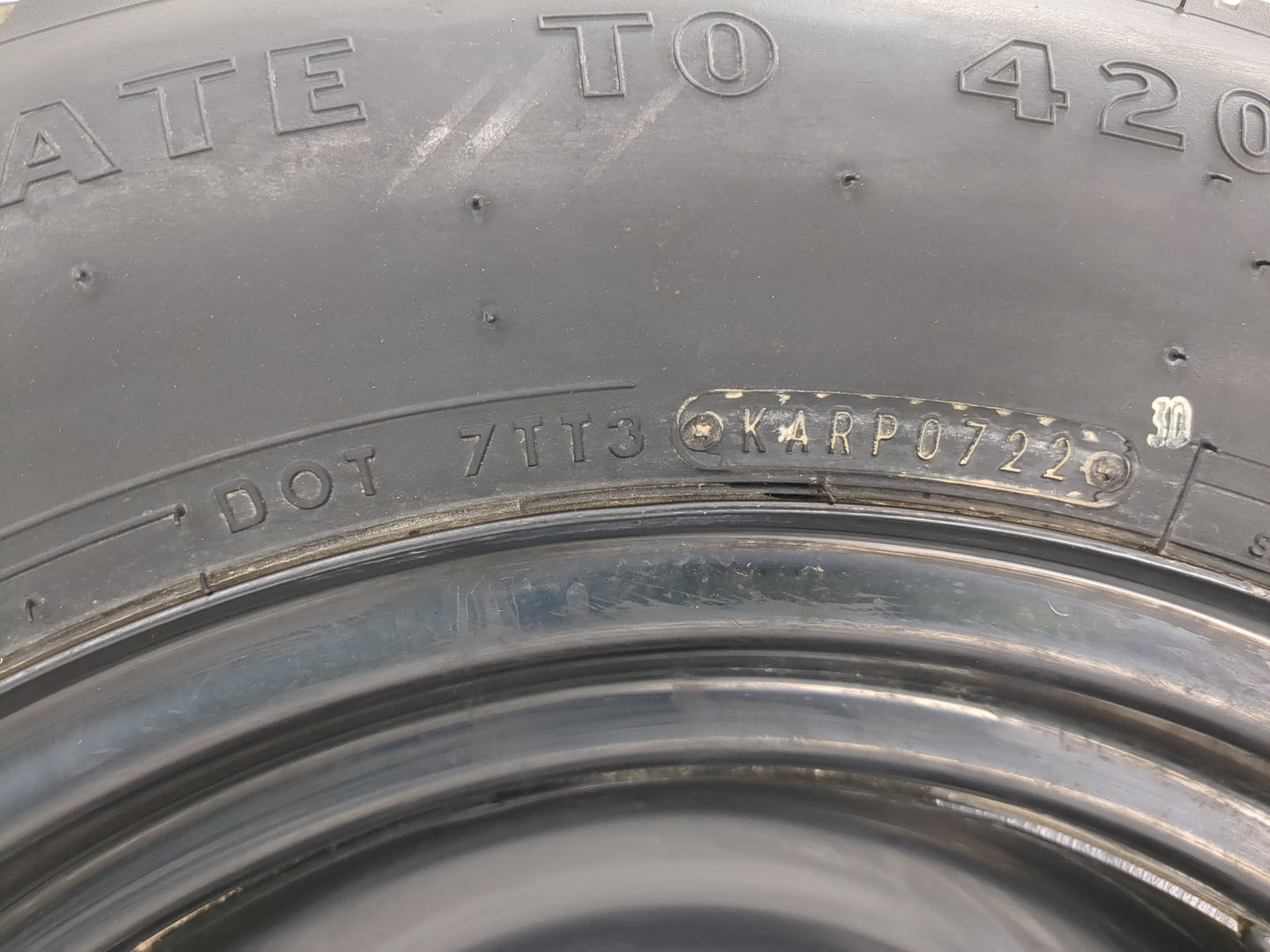 2022 Mitsubishi Outlander Spare Donut Tire Wheel Rim Oem - Oemusedautoparts1.com