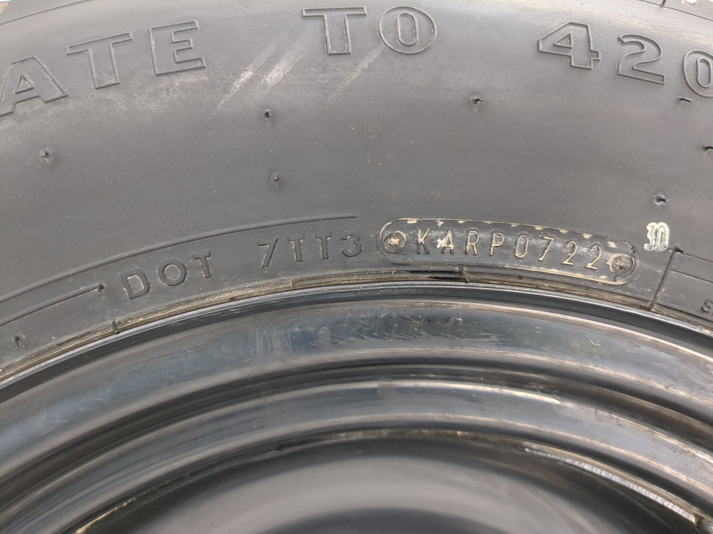 2022 Mitsubishi Outlander Spare Donut Tire Wheel Rim Oem - Oemusedautoparts1.com