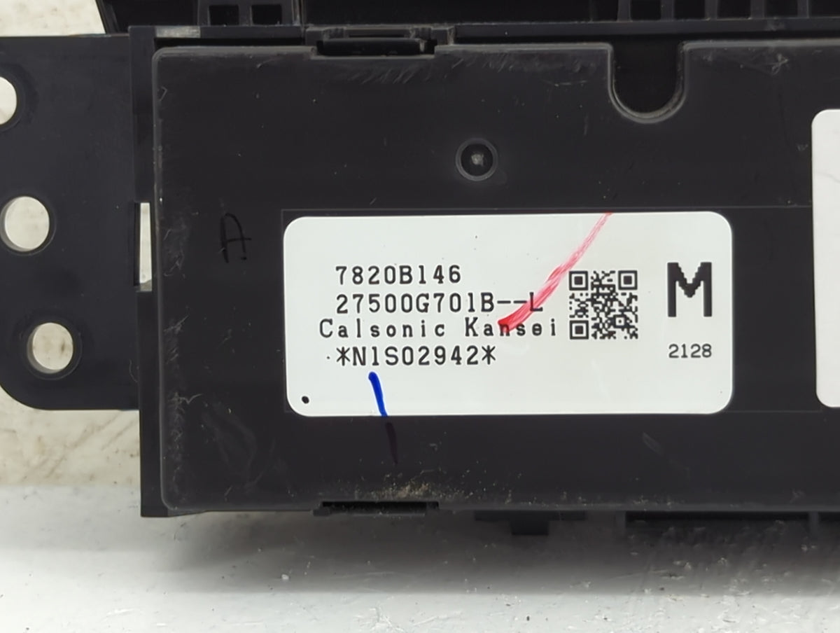 2022 Mitsubishi Outlander Climate Control Module Temperature AC/Heater Replacement P/N:7820B146 27500G701B Fits OEM Used Aut