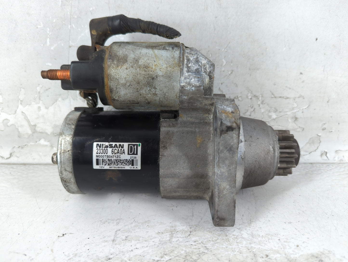 2019-2022 Nissan Altima Car Starter Motor Solenoid OEM P/N:23300 6CA0A Fits Fits 2019 2020 2021 2022 OEM Used Auto Parts - O