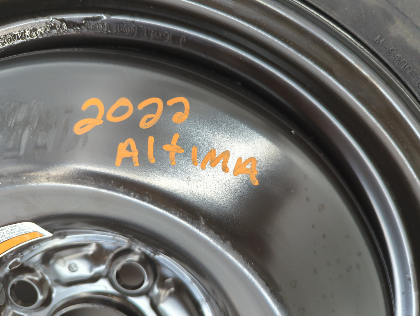 2002-2022 Nissan Altima Spare Donut Tire Wheel Rim Oem - Oemusedautoparts1.com