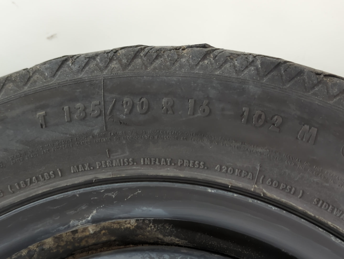 2002-2022 Nissan Altima Spare Donut Tire Wheel Rim Oem - Oemusedautoparts1.com