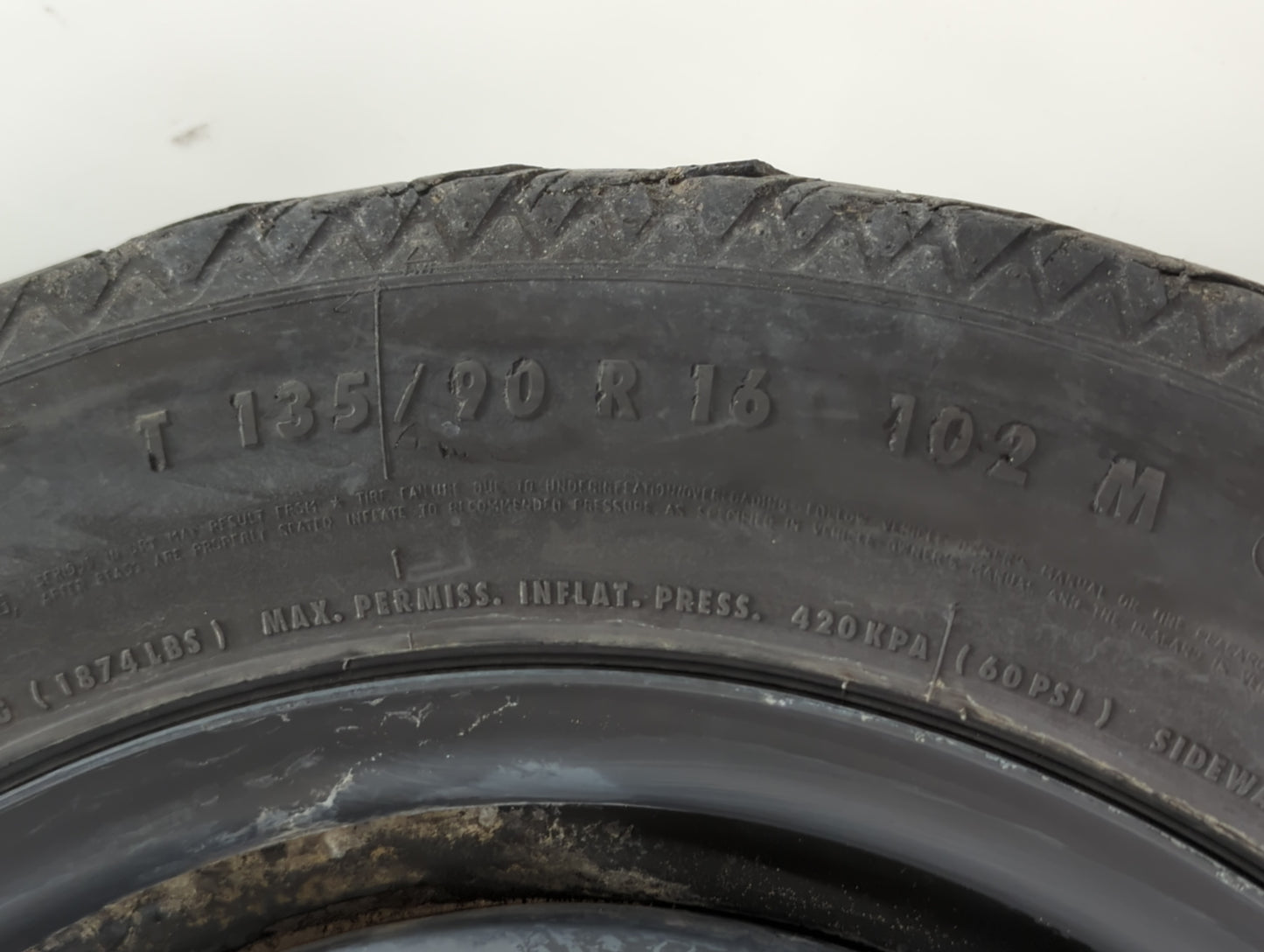 2002-2022 Nissan Altima Spare Donut Tire Wheel Rim Oem - Oemusedautoparts1.com