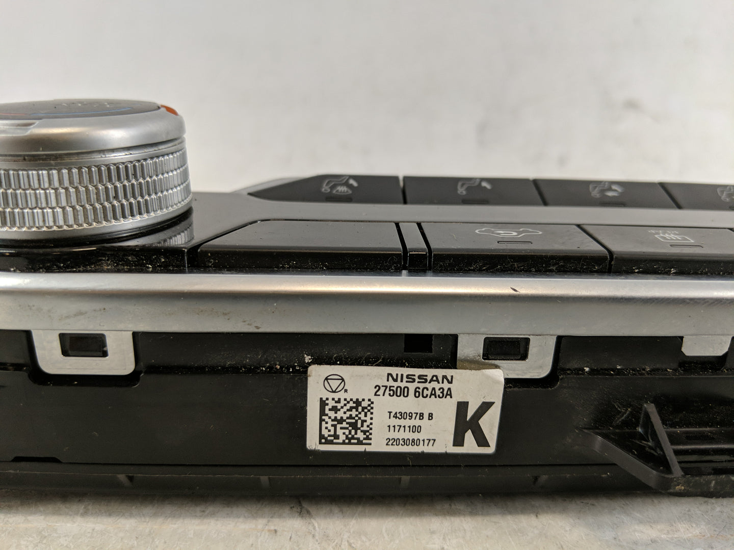 2019-2022 Nissan Altima Climate Control Module Temperature AC/Heater Replacement P/N:27500 6CA3A Fits Fits 2019 2020 2021 20