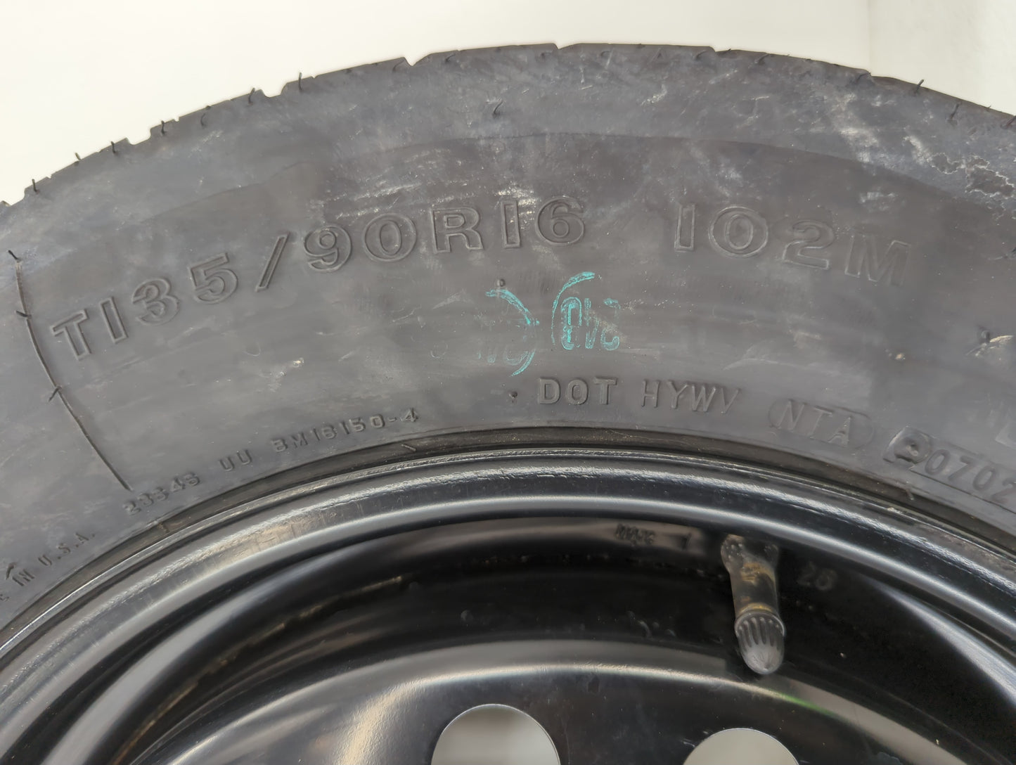 2002-2022 Nissan Altima Spare Donut Tire Wheel Rim Oem - Oemusedautoparts1.com