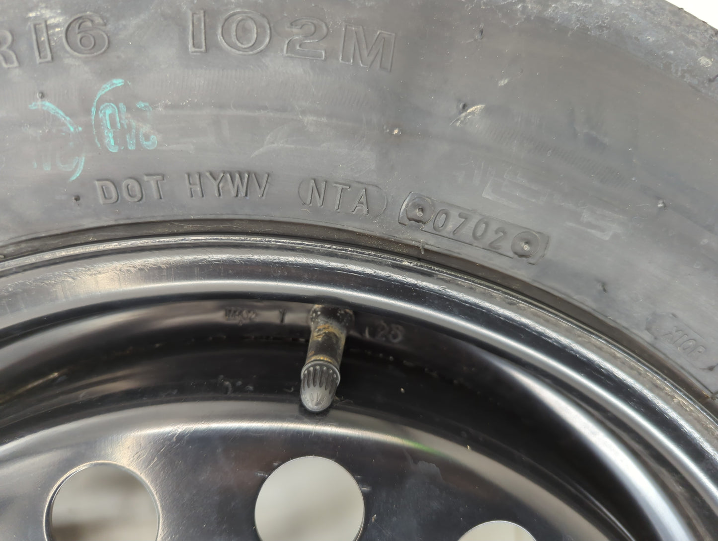 2002-2022 Nissan Altima Spare Donut Tire Wheel Rim Oem - Oemusedautoparts1.com