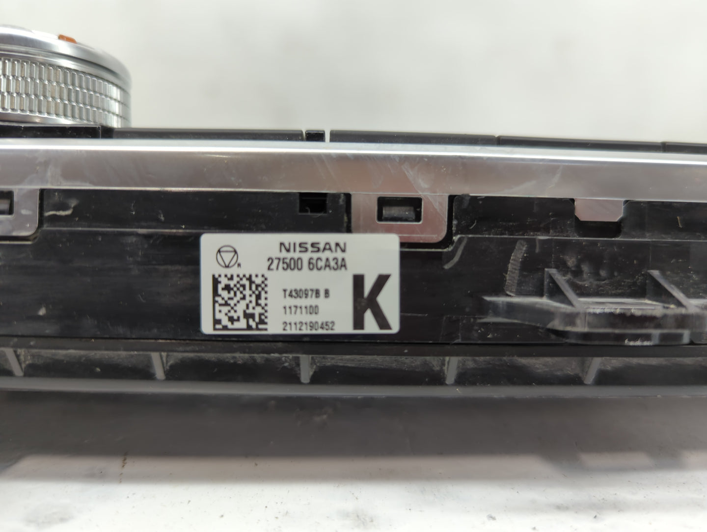 2019-2022 Nissan Altima Climate Control Module Temperature AC/Heater Replacement P/N:27500 6CA3A Fits Fits 2019 2020 2021 20