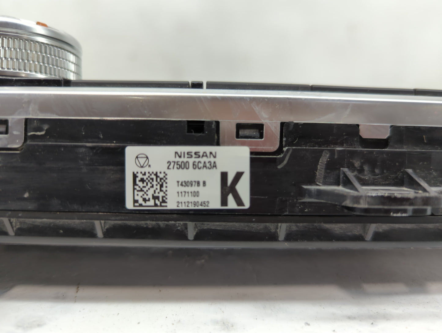 2019-2022 Nissan Altima Climate Control Module Temperature AC/Heater Replacement P/N:27500 6CA3A Fits Fits 2019 2020 2021 20