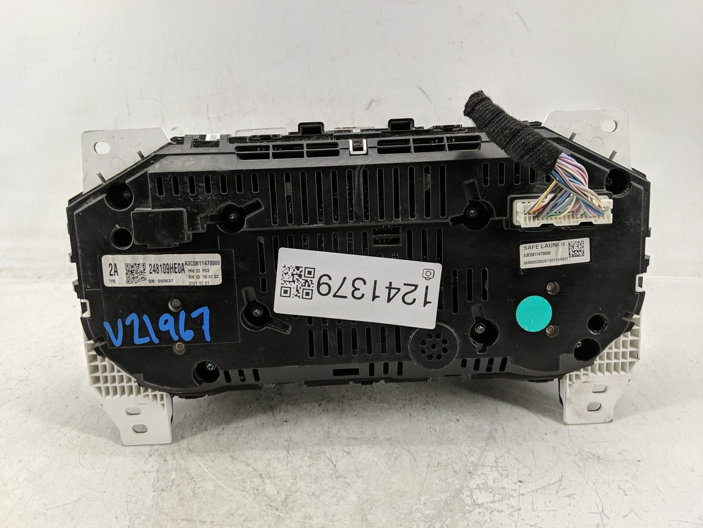 2022 Nissan Altima Instrument Cluster Speedometer Gauges P/N:A3C0811470000 248109HE0A Miles: Fits OEM Used Auto Parts - Oemu