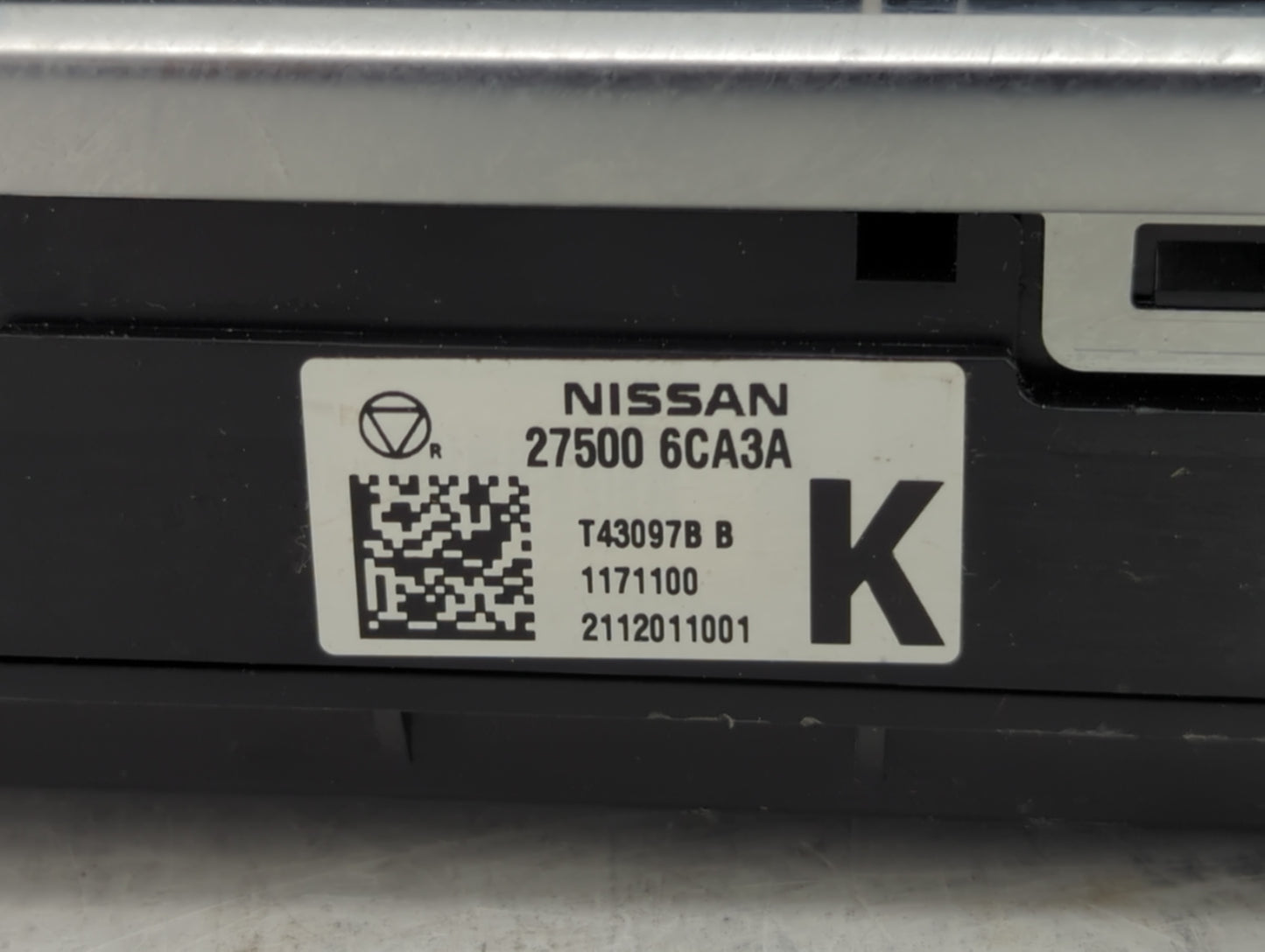 2019-2022 Nissan Altima Climate Control Module Temperature AC/Heater Replacement P/N:27500 6CA3A Fits Fits 2019 2020 2021 20
