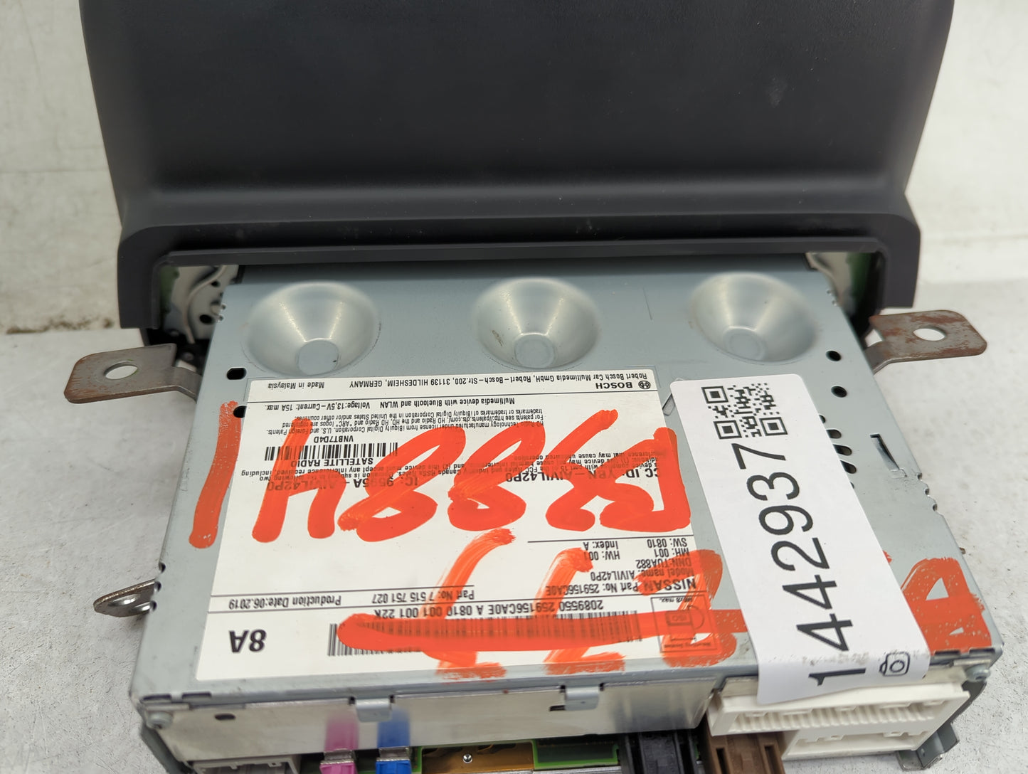 2022 Nissan Altima Information Display Screen - Oemusedautoparts1.com