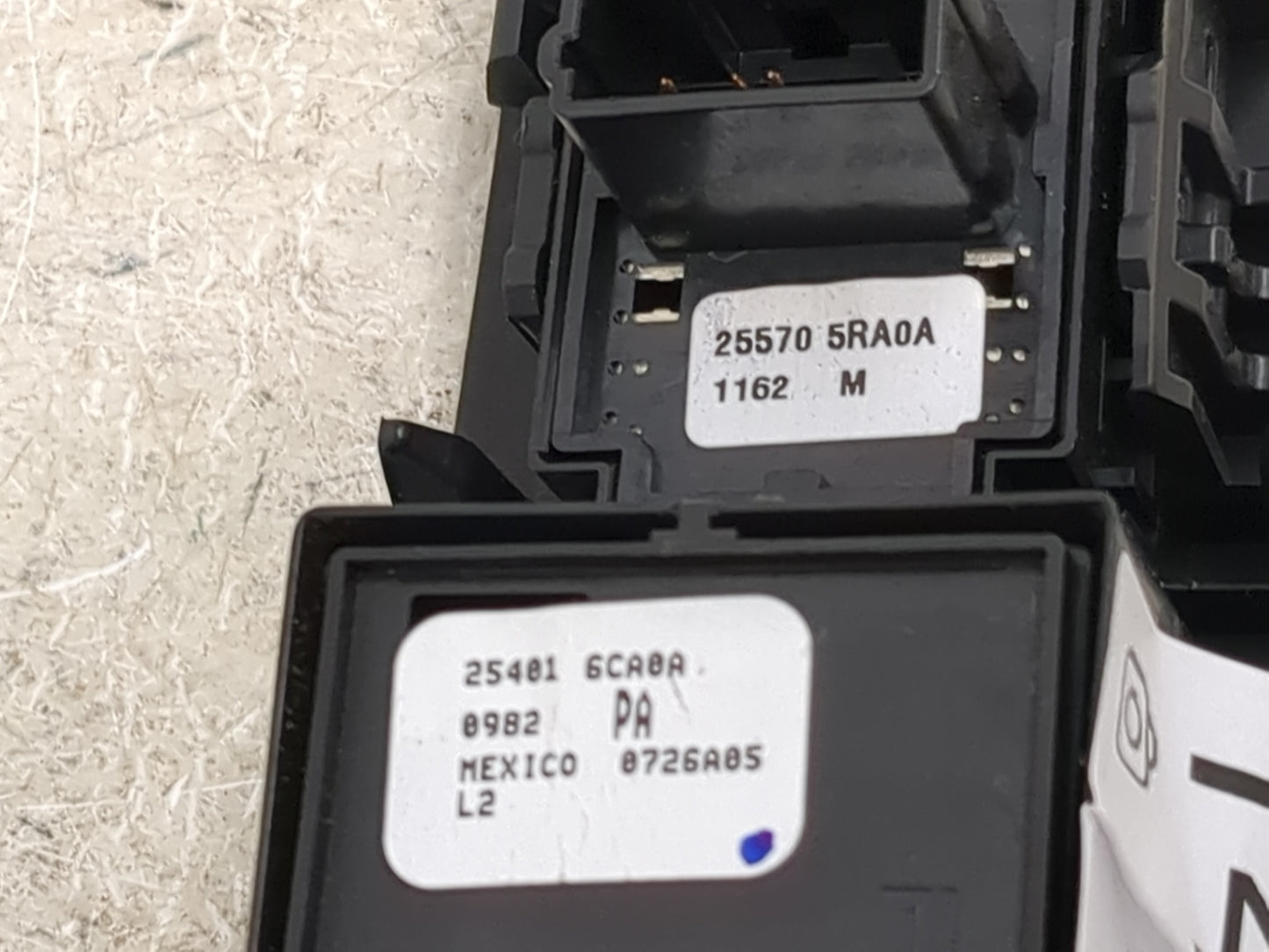 2019-2022 Nissan Altima Master Power Window Switch Replacement Driver Side Left P/N:25401 6CA0A 25570 5RA0A Fits OEM Used Au