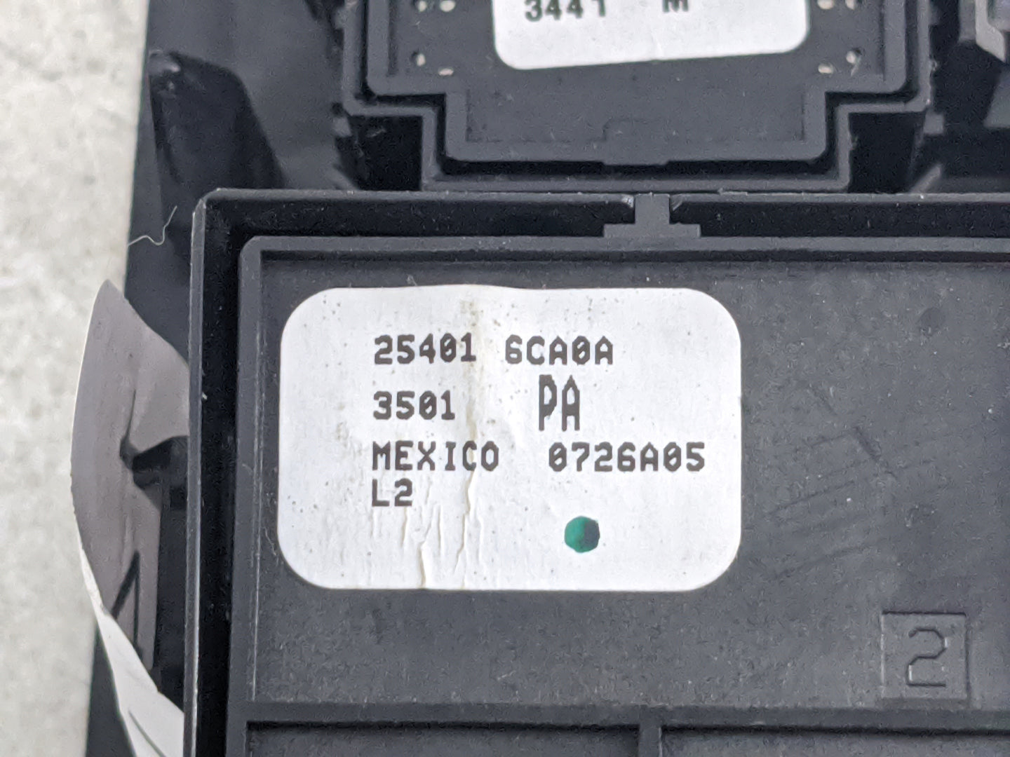 2019-2022 Nissan Altima Master Power Window Switch Replacement Driver Side Left P/N:25401 6CA0A Fits Fits 2019 2020 2021 202