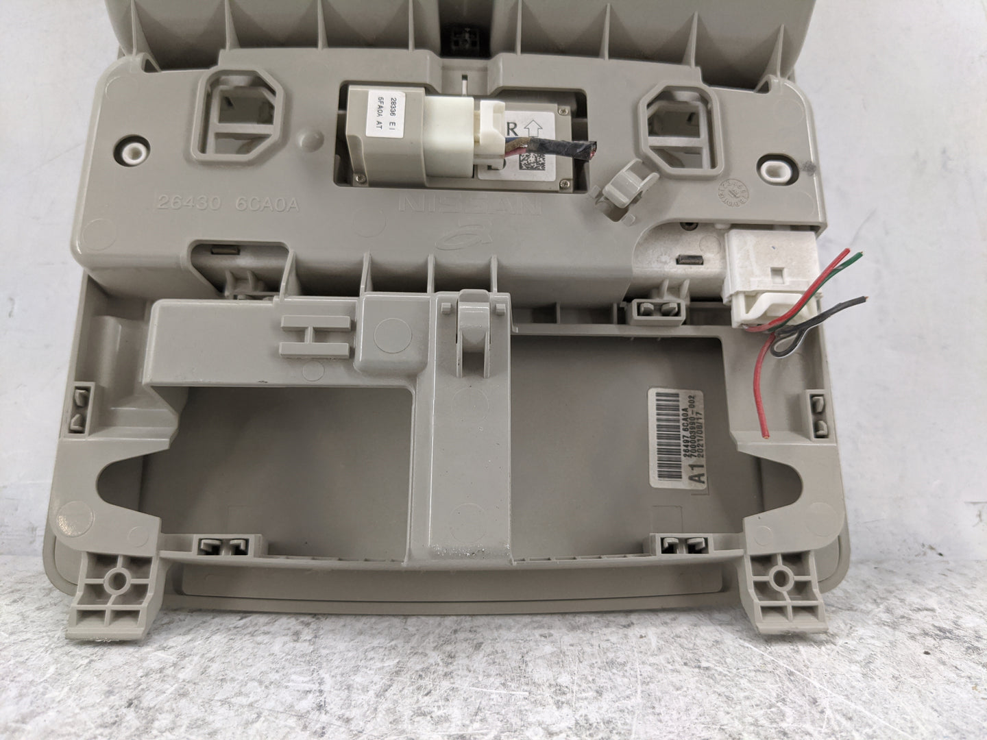 2019-2022 Nissan Altima Overhead Roof Console Tan - Oemusedautoparts1.com