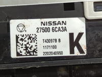 2019-2022 Nissan Altima Climate Control Module Temperature AC/Heater Replacement P/N:27500 6CA3A Fits Fits 2019 2020 2021 20