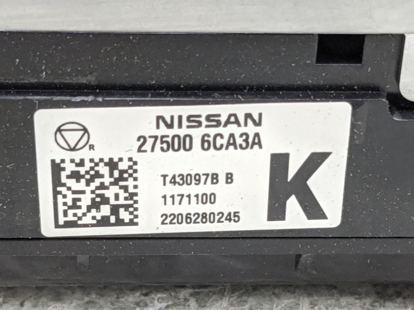 2019-2022 Nissan Altima Climate Control Module Temperature AC/Heater Replacement P/N:27500 6CA3A 275006CA3A Fits OEM Used Au