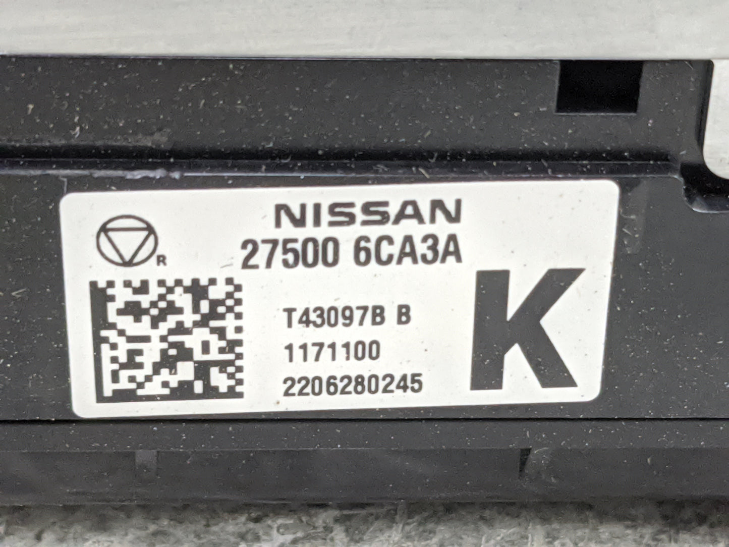 2019-2022 Nissan Altima Climate Control Module Temperature AC/Heater Replacement P/N:27500 6CA3A 275006CA3A Fits OEM Used Au